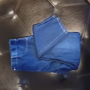 Time and Tru XL 16-18 Dark Indigo Jean Leggings with Stretch